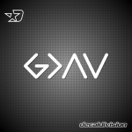 God is Greater than Highs or Lows Sticker